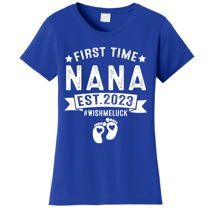 First Time Nana Let The Spoiling Begin New Grandparents Gift Women's T-Shirt