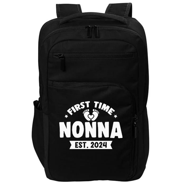 First Time Nonna Baby Announcement Impact Tech Backpack