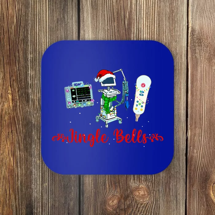 Festive Telemetry Nurse Christmas Crew Tele Tech Xmas Coaster