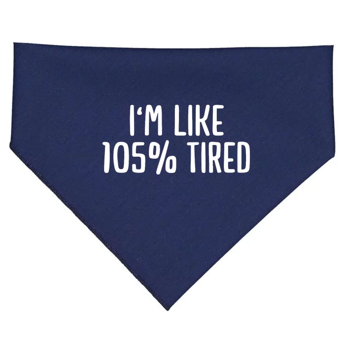 Funny Tired Nurse Doctor Humor USA-Made Doggie Bandana