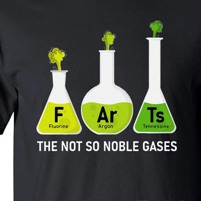 Farts The Not So Noble Gases Funny Chemistry Tall T-Shirt