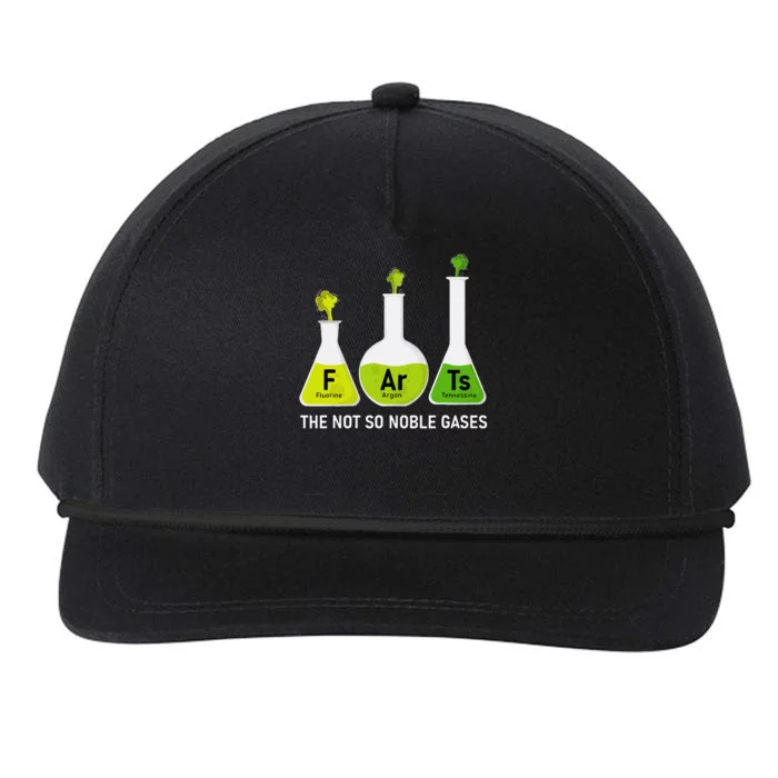 Farts The Not So Noble Gases Funny Chemistry Snapback Five-Panel Rope Hat