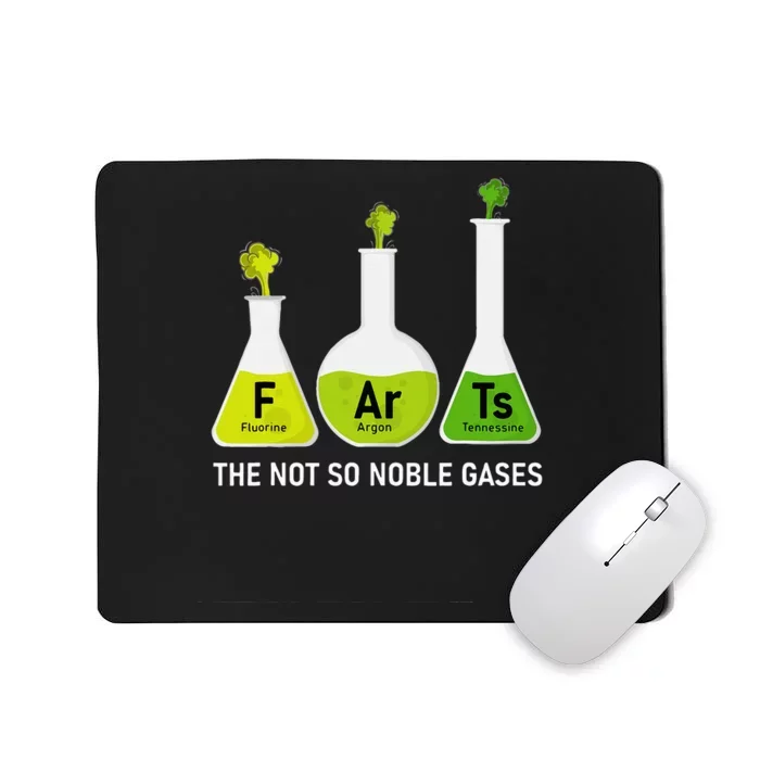 Farts The Not So Noble Gases Funny Chemistry Mousepad