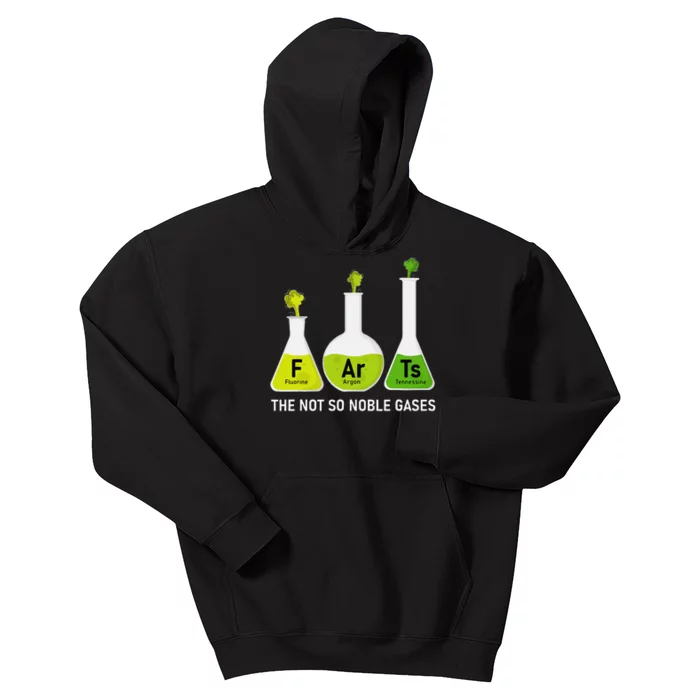 Farts The Not So Noble Gases Funny Chemistry Kids Hoodie