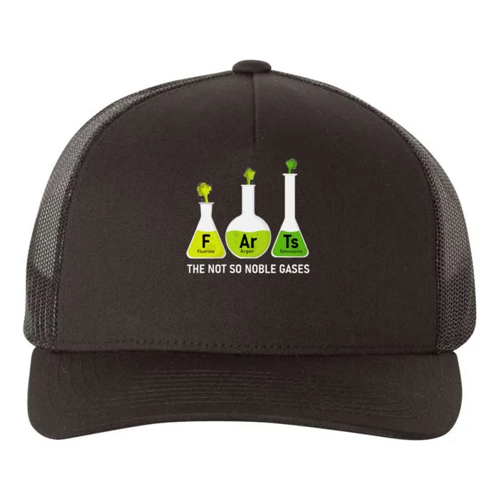 Farts The Not So Noble Gases Funny Chemistry Yupoong Adult 5-Panel Trucker Hat