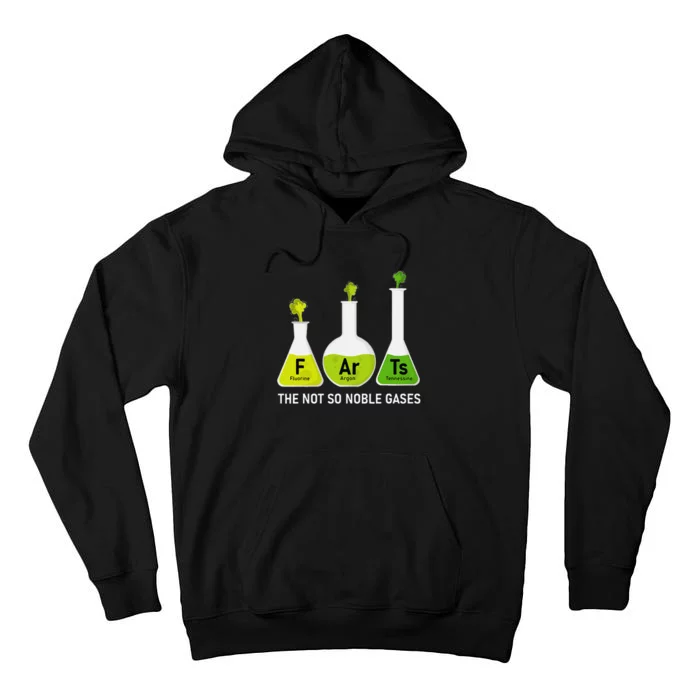 Farts The Not So Noble Gases Funny Chemistry Tall Hoodie