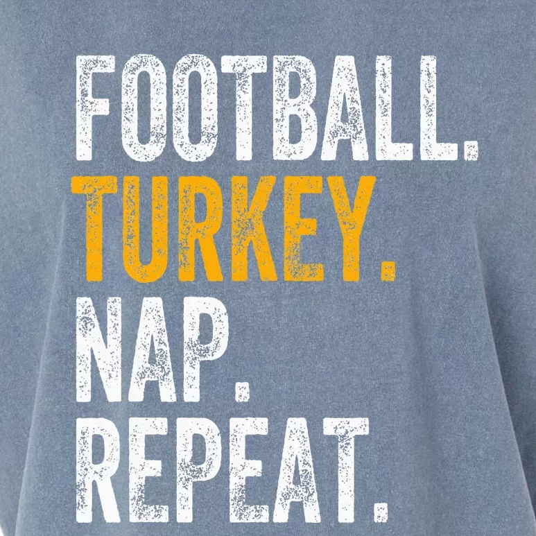 Football Turkey Nap Repeat Garment-Dyed Women's Muscle Tee