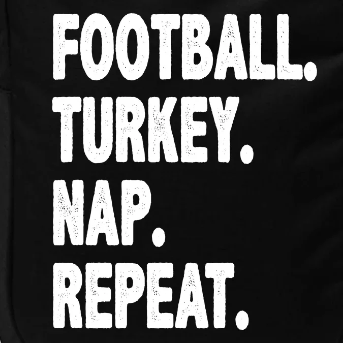 Football Turkey Nap Repeat Impact Tech Backpack