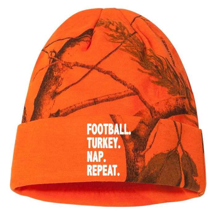 Football Turkey Nap Repeat Kati - 12in Camo Beanie