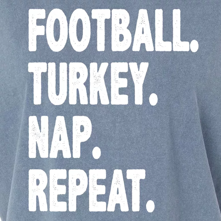 Football Turkey Nap Repeat Garment-Dyed Women's Muscle Tee