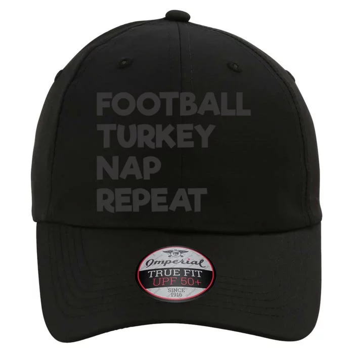 Football Turkey Nap Repeat Thanksgiving Theme The Original Performance Cap