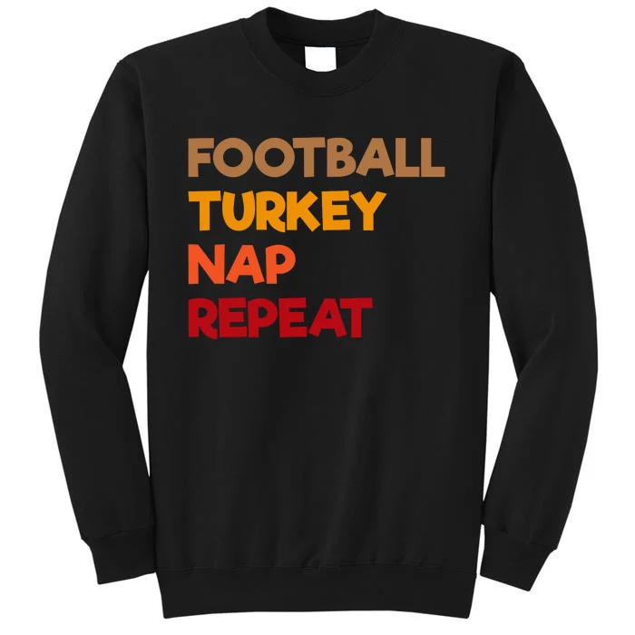 Football Turkey Nap Repeat Sweatshirt