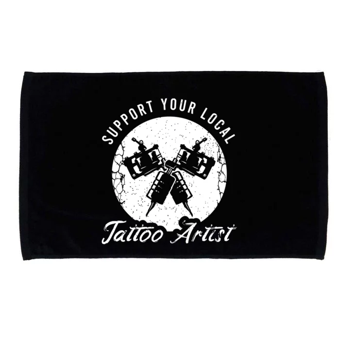 Funny Tattoo Outfit For A Tattoo Artist Gift Microfiber Hand Towel