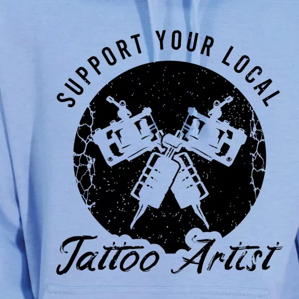 Funny Tattoo Outfit For A Tattoo Artist Gift Unisex Surf Hoodie