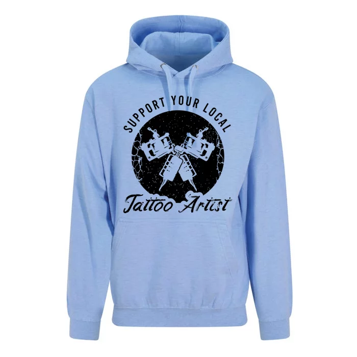 Funny Tattoo Outfit For A Tattoo Artist Gift Unisex Surf Hoodie