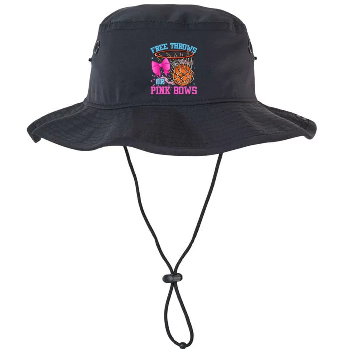 Free Throws or Pink Bows Pregnancy Pink or Blue Basketball Legacy Cool Fit Booney Bucket Hat