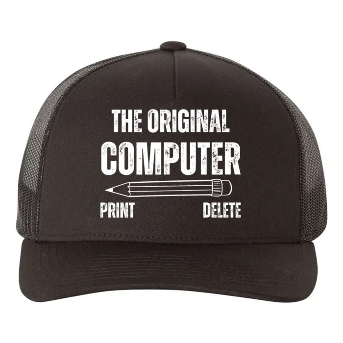 Funny The Original Computer Yupoong Adult 5-Panel Trucker Hat