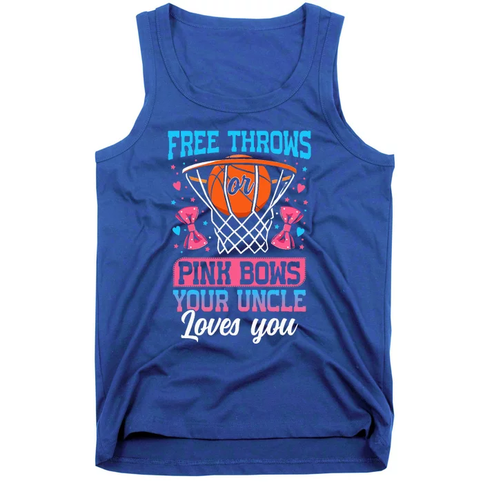 Free Throws Or Pink Bows Your Uncle Loves You Tank Top