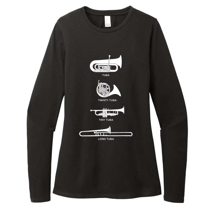 Funny Types Of Tuba Womens CVC Long Sleeve Shirt