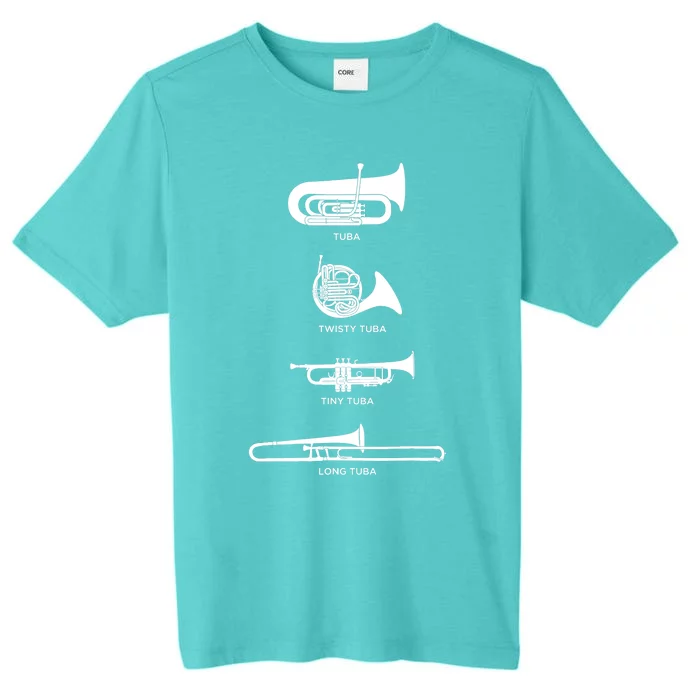 Funny Types Of Tuba ChromaSoft Performance T-Shirt