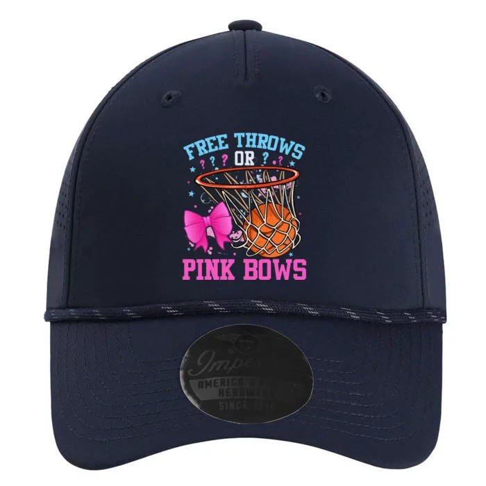 Free Throws Or Pink Bows Pregnancy Basketball Pink Or Blue Performance The Dyno Cap