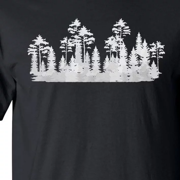 Forest Trees Outdoor Reflection Wildlife Nature Tall T-Shirt