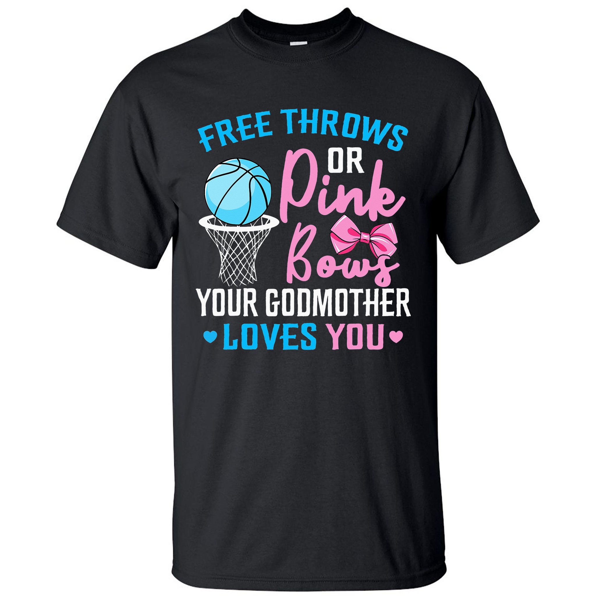 Gender Reveal Free Throws Or Pink Bows' Sticker