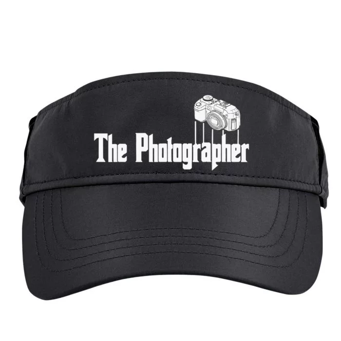 Funny The Photographer Photography Camera Adult Drive Performance Visor