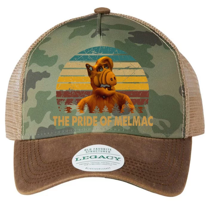 Funny The Pride Of Melmac Alf Alien Vintage Gift Legacy Tie Dye Trucker Hat