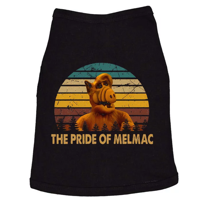 Funny The Pride Of Melmac Alf Alien Vintage Gift Doggie Tank