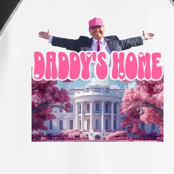 Funny Trump Pink 2024 DaddyS Home Gift Toddler Fine Jersey T-Shirt