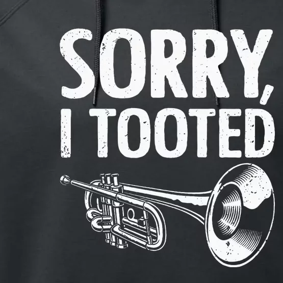 Funny Trumpet Player Design Trumpet Trumpeter Performance Fleece Hoodie