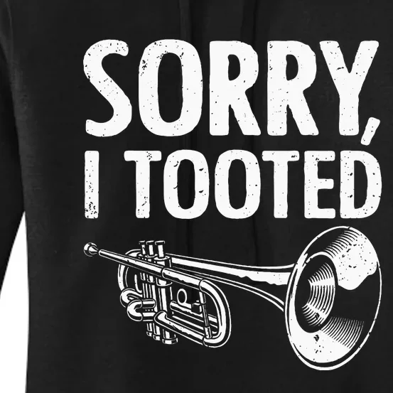 Funny Trumpet Player Design Trumpet Trumpeter Women's Pullover Hoodie