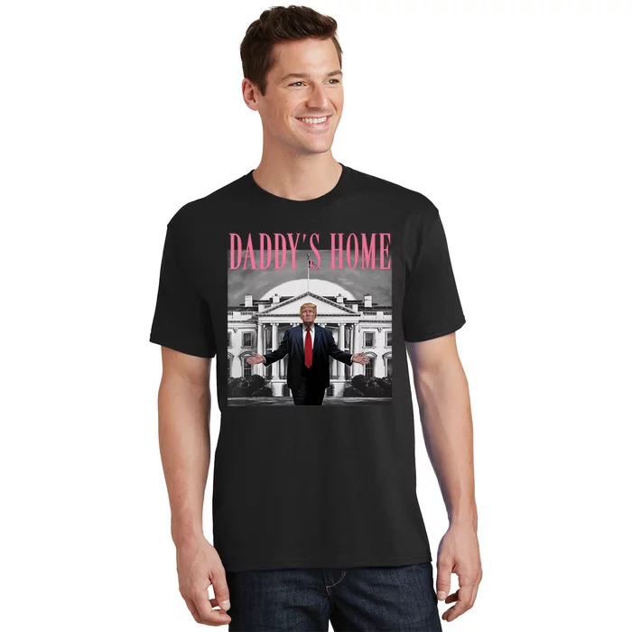 Funny Trump Pink Daddys Home  Trump 2024 T-Shirt