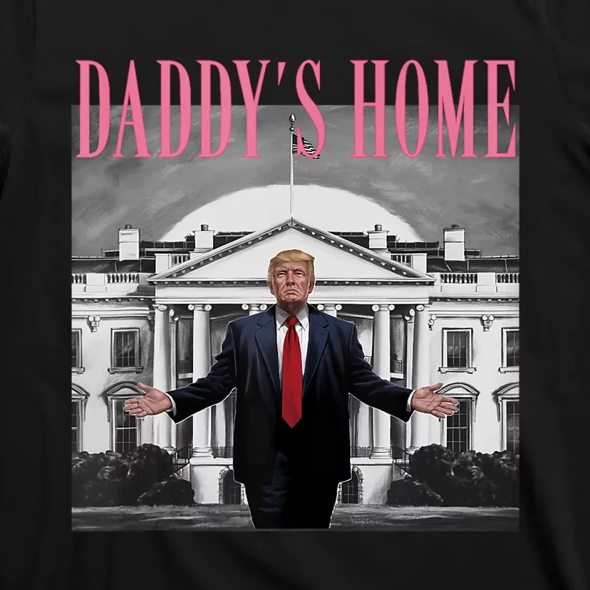 Funny Trump Pink Daddys Home  Trump 2024 T-Shirt