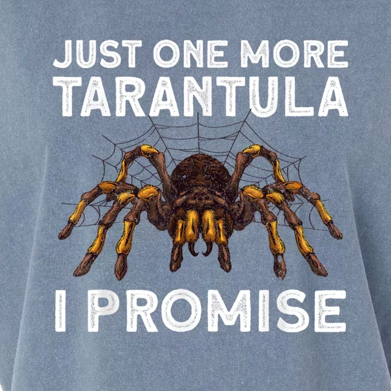 Funny Tarantula Pet Holder Just One More Tarantula I Promise Garment-Dyed Women's Muscle Tee