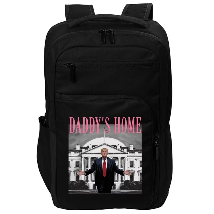 Funny Trump Pink Daddys Home Trump 2024 Gift Impact Tech Backpack