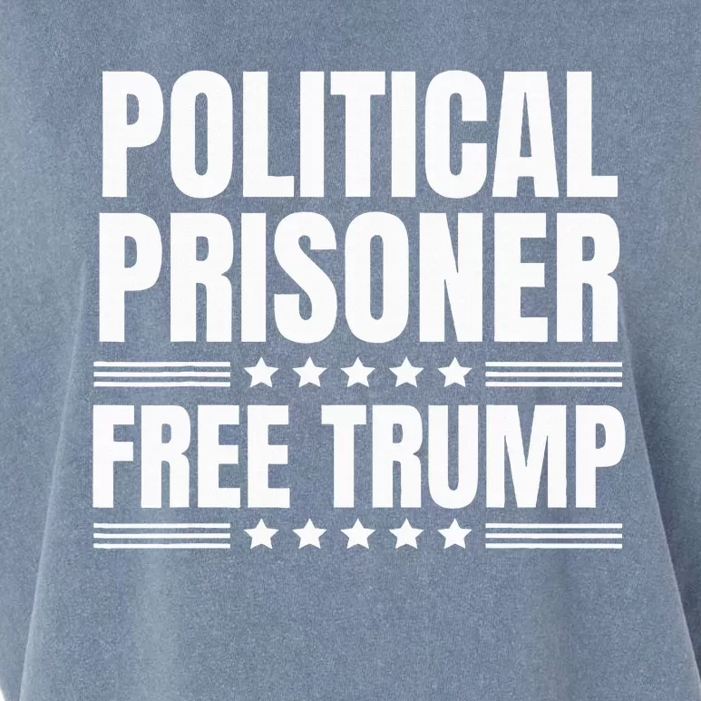 Free Trump Political Prisoner Real Verdict November 5 2024 Garment-Dyed Women's Muscle Tee