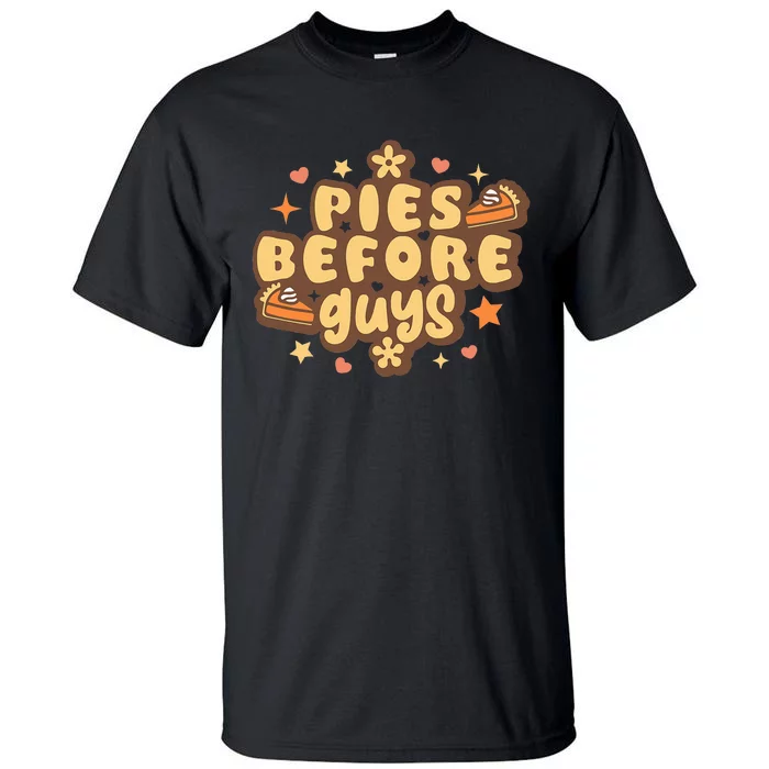 Funny Thanksgiving Pie Lover Retro Design Tall T-Shirt