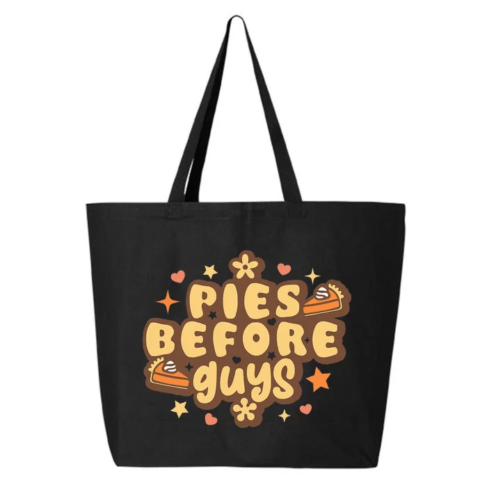 Funny Thanksgiving Pie Lover Retro Design 25L Jumbo Tote