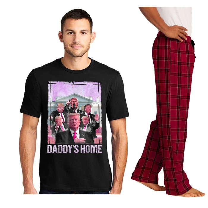 Funny Trump Pink Daddys Home Trump 2024 Pajama Set