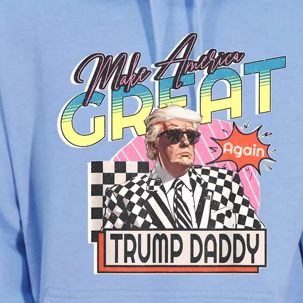 Funny Trump Pink Daddys Home Trump 2024 Take America Back Unisex Surf Hoodie