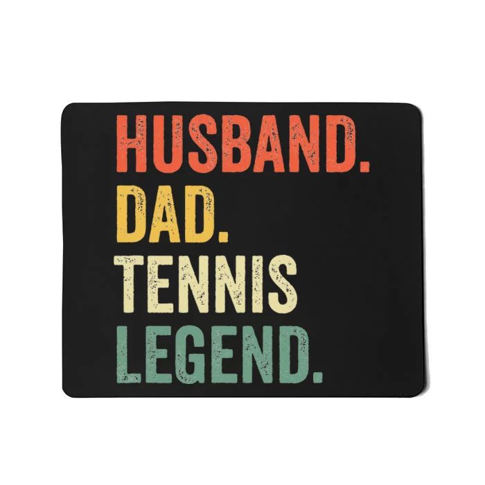 Funny Tennis Player Husband Dad Tennis Legend Vintage Mousepad