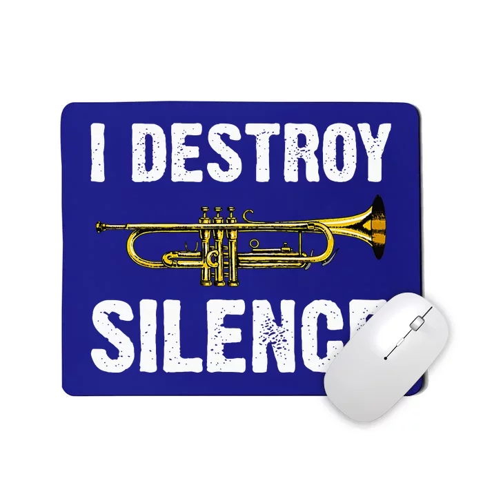 Funny Trumpet Player Art Trumpeter Orchestra Mousepad