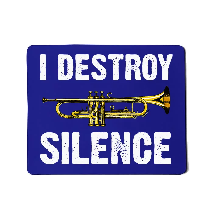 Funny Trumpet Player Art Trumpeter Orchestra Mousepad