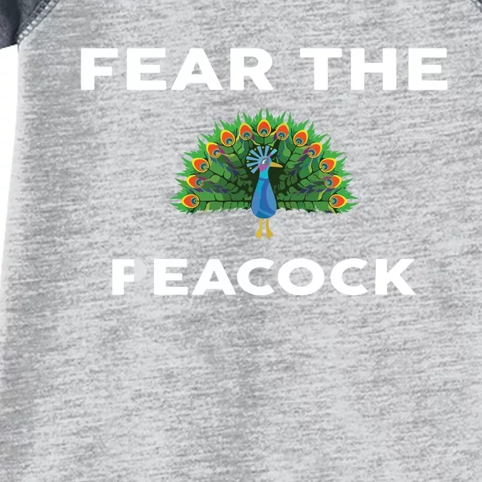 Fear The PEACOCK PEACOCKS Infant Baby Jersey Bodysuit