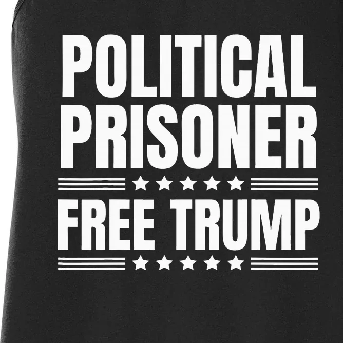 Free Trump Political Prisoner Real Verdict November 5 2024 Women's Racerback Tank