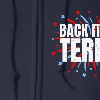 Funny Trendy Patriotic Full Zip Hoodie