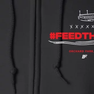 Feed The Pit Orchard Park Ny Full Zip Hoodie