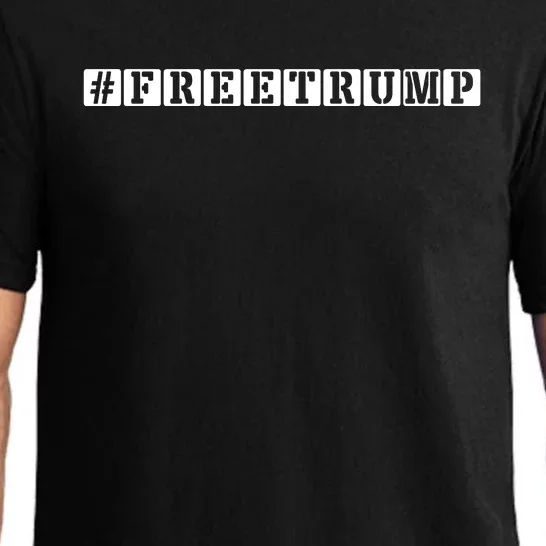 Free Trump Pro Donald Trump 2024 Military #Freetrump Pajama Set